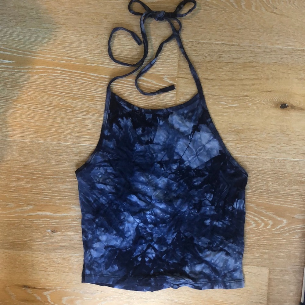 Tie dye halter top